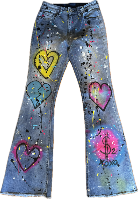 Sheiki heart bell bottoms