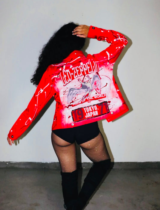 Red graffiti Led-zeppelin