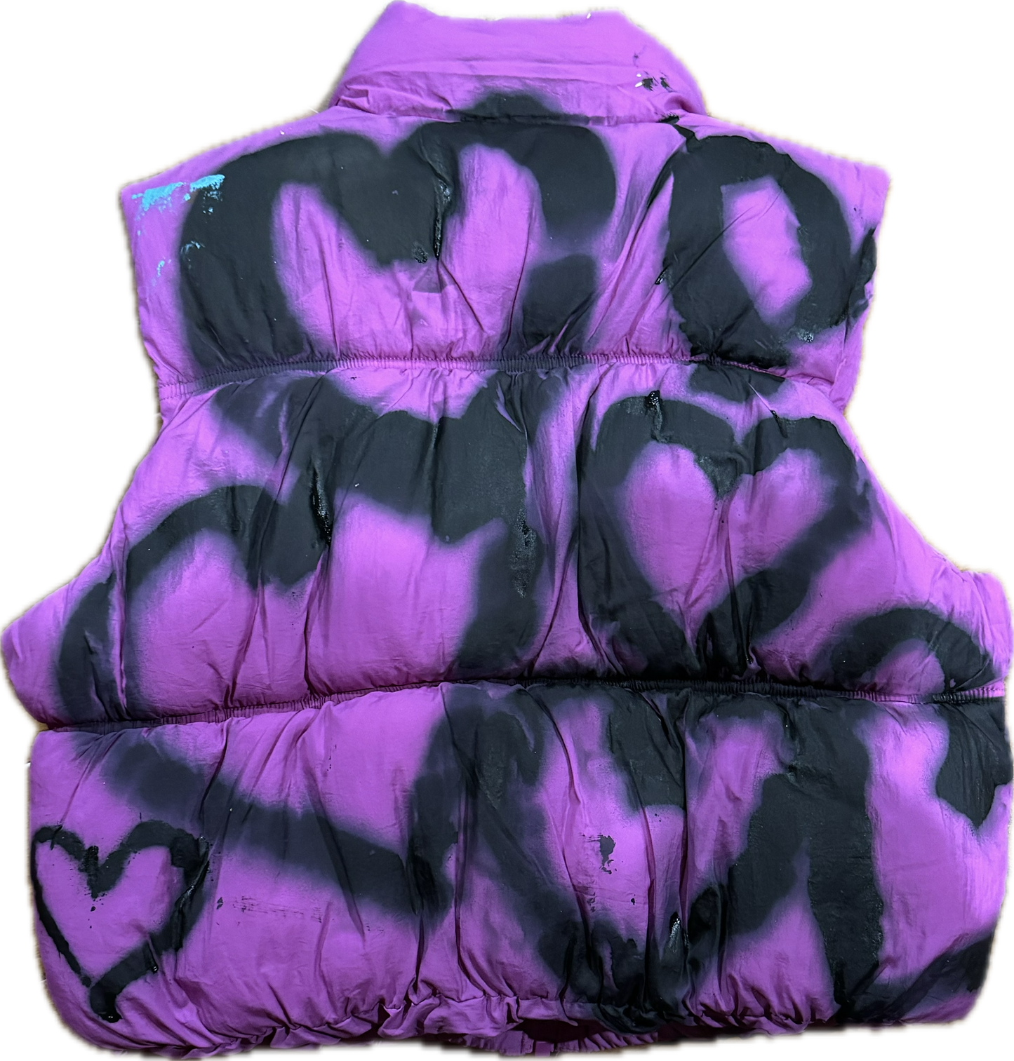 Graffitti purple puffer