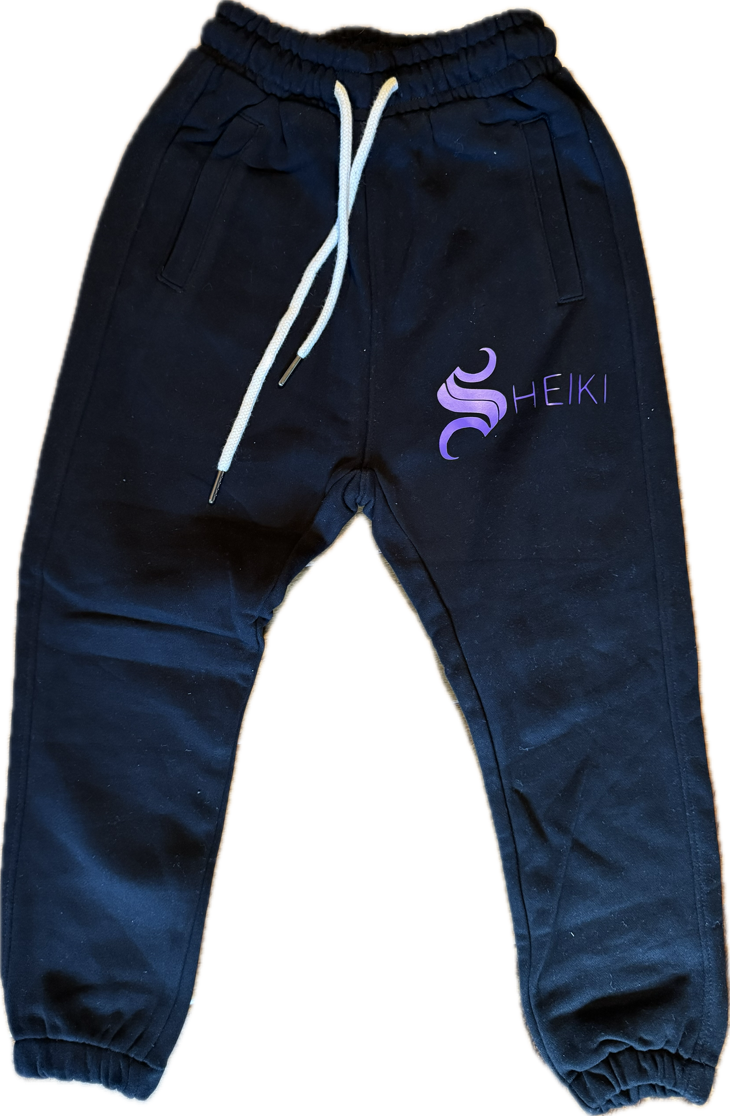 Childs black S jogger set