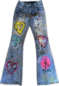Sheiki heart bell bottoms