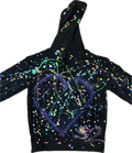 Splatter galaxy pullover hoodie