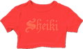 Sheiki red cropped tee