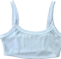 Ribbed white tank top
