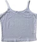 Sheiki white ribbed tank top