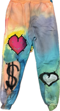 Multicolor jogger with appliqué