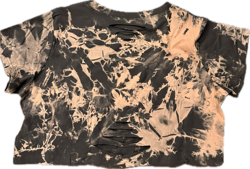 Sheiki tie dye crop top tee