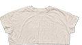 Sheiki white crop top tee