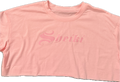 Sheiki pink crop top tee