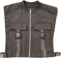 Sheiki black cropped cargo vest