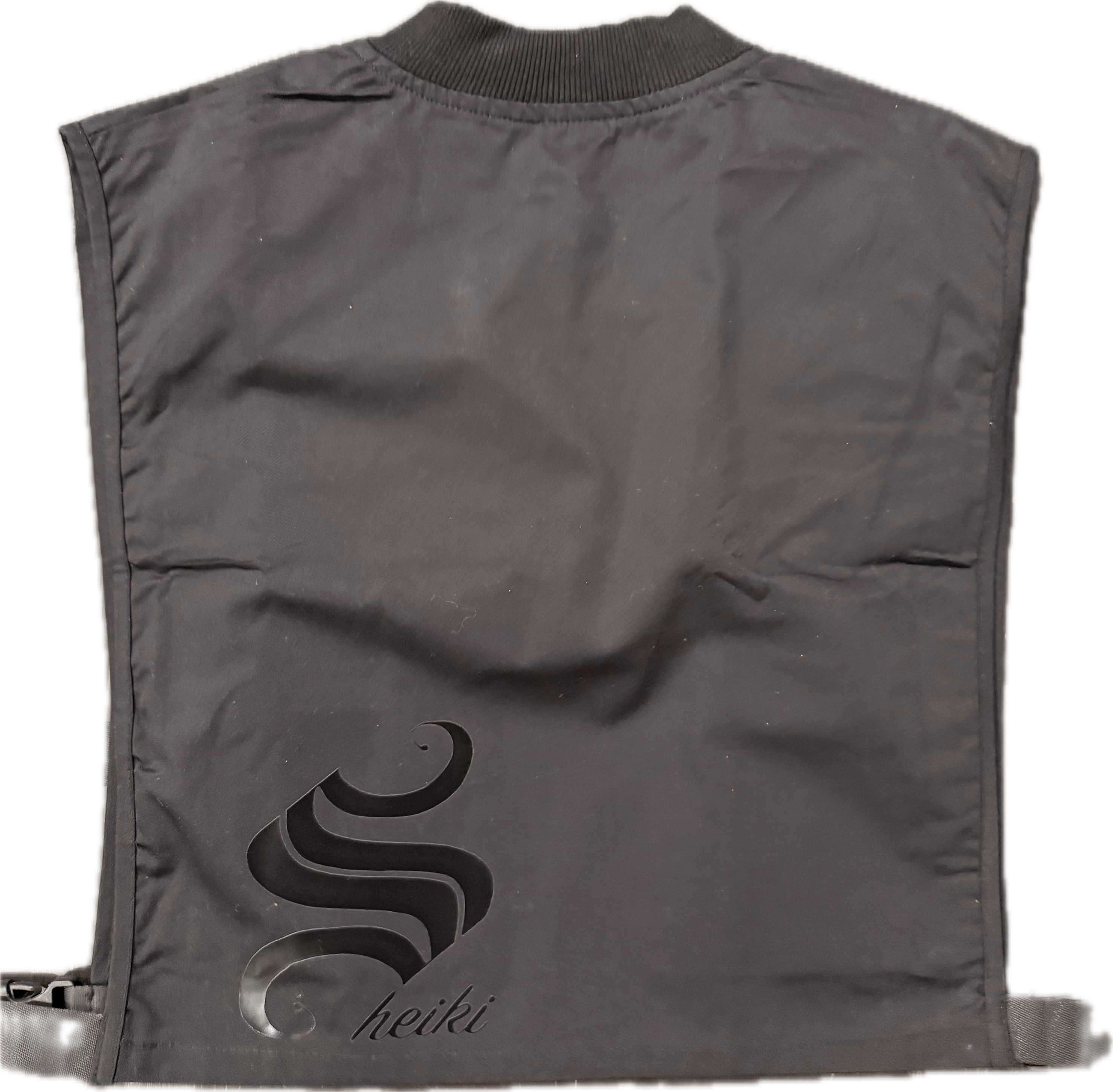 Sheiki black cropped cargo vest
