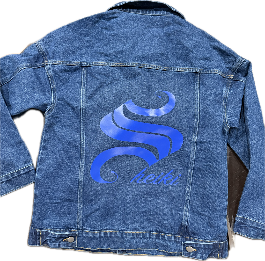 Blue wash sheiki denim jacket