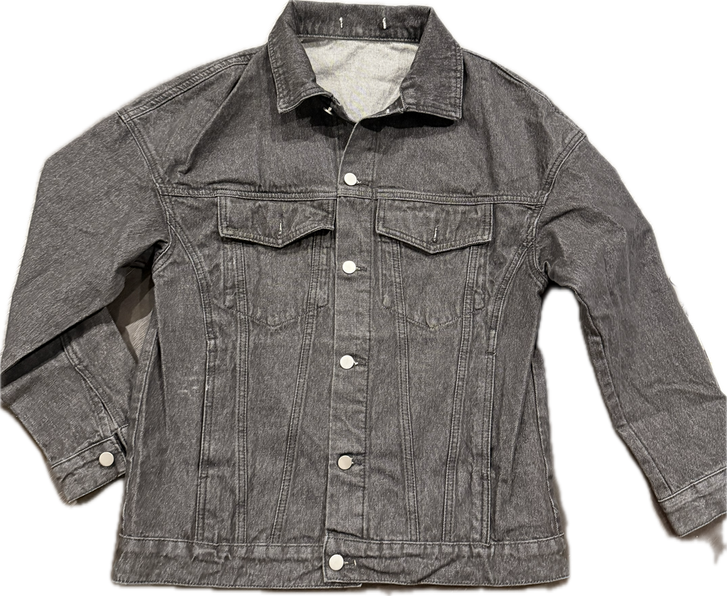 Boyfriend jacket black wash