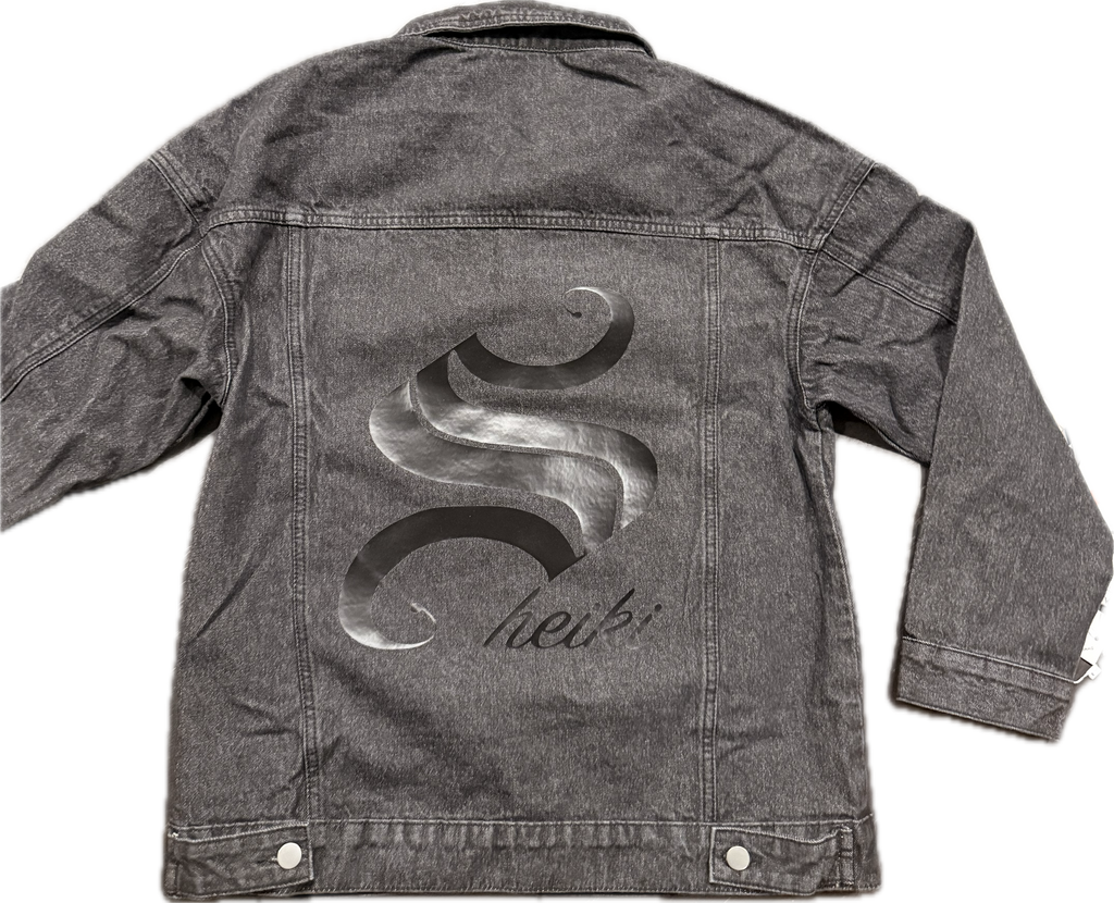 Boyfriend jacket black wash