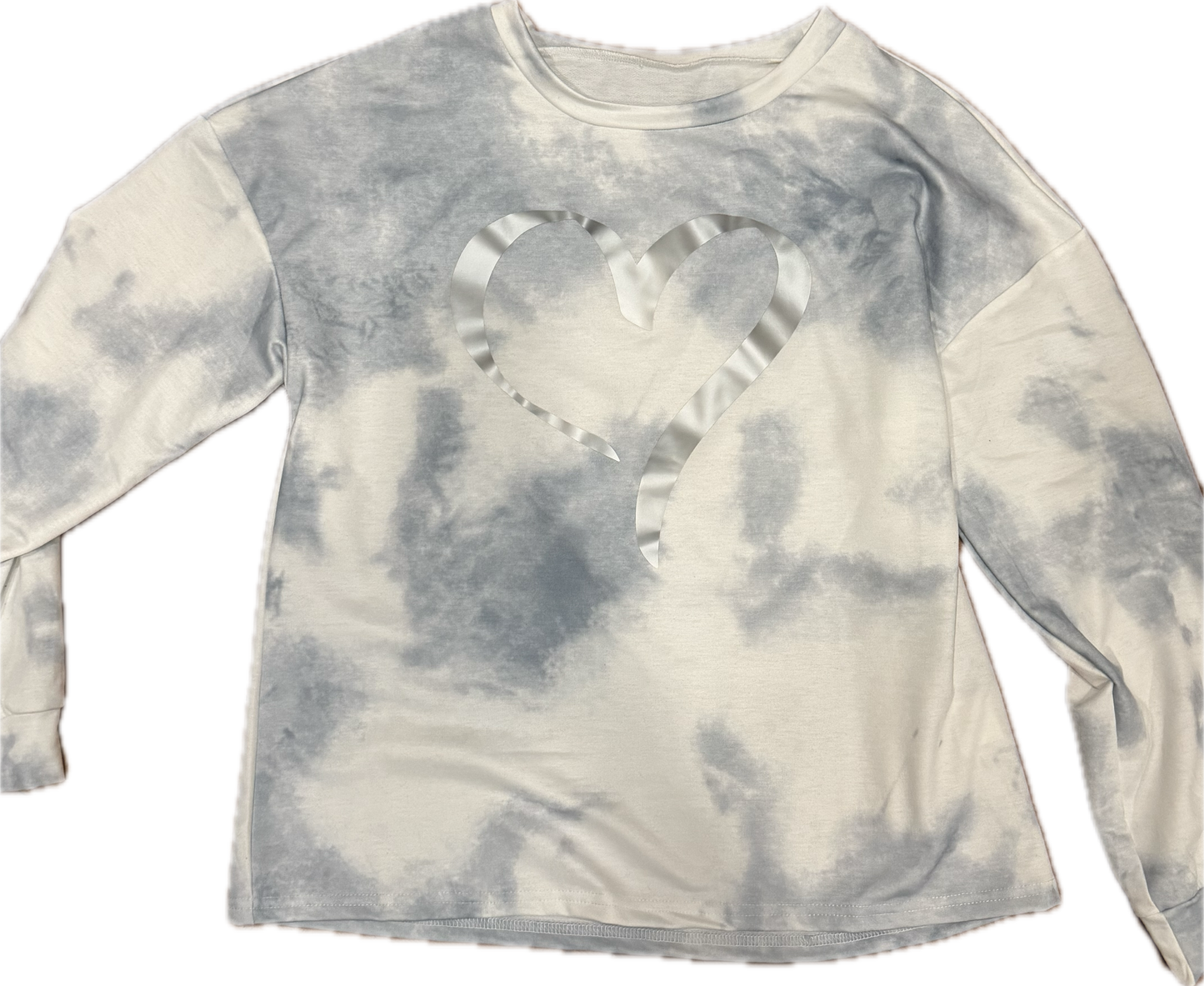 "Silver hearts" lounge wear set