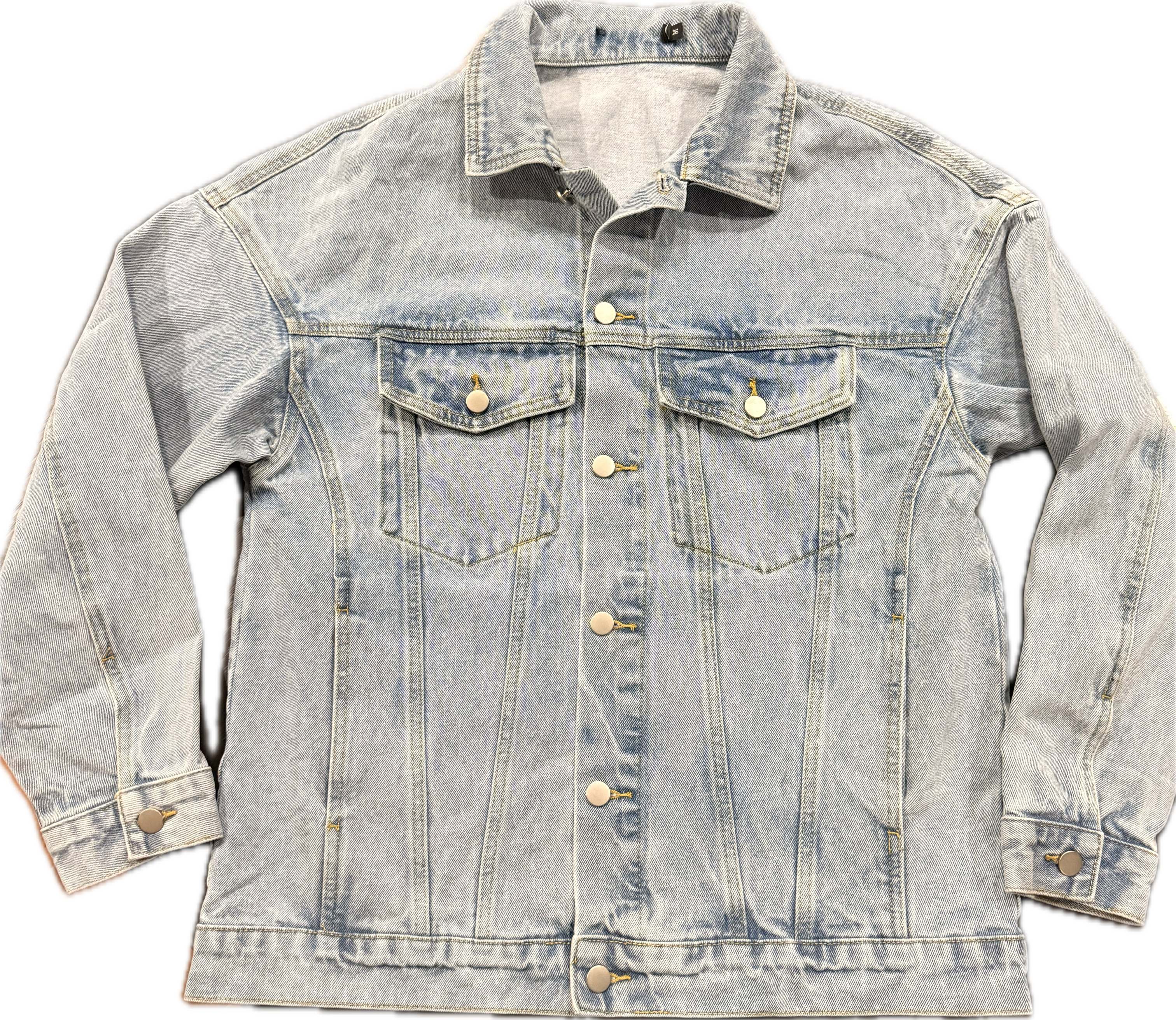 Boyfriend light wash Sheiki denim jacket