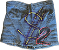 Sheiki denim corset top