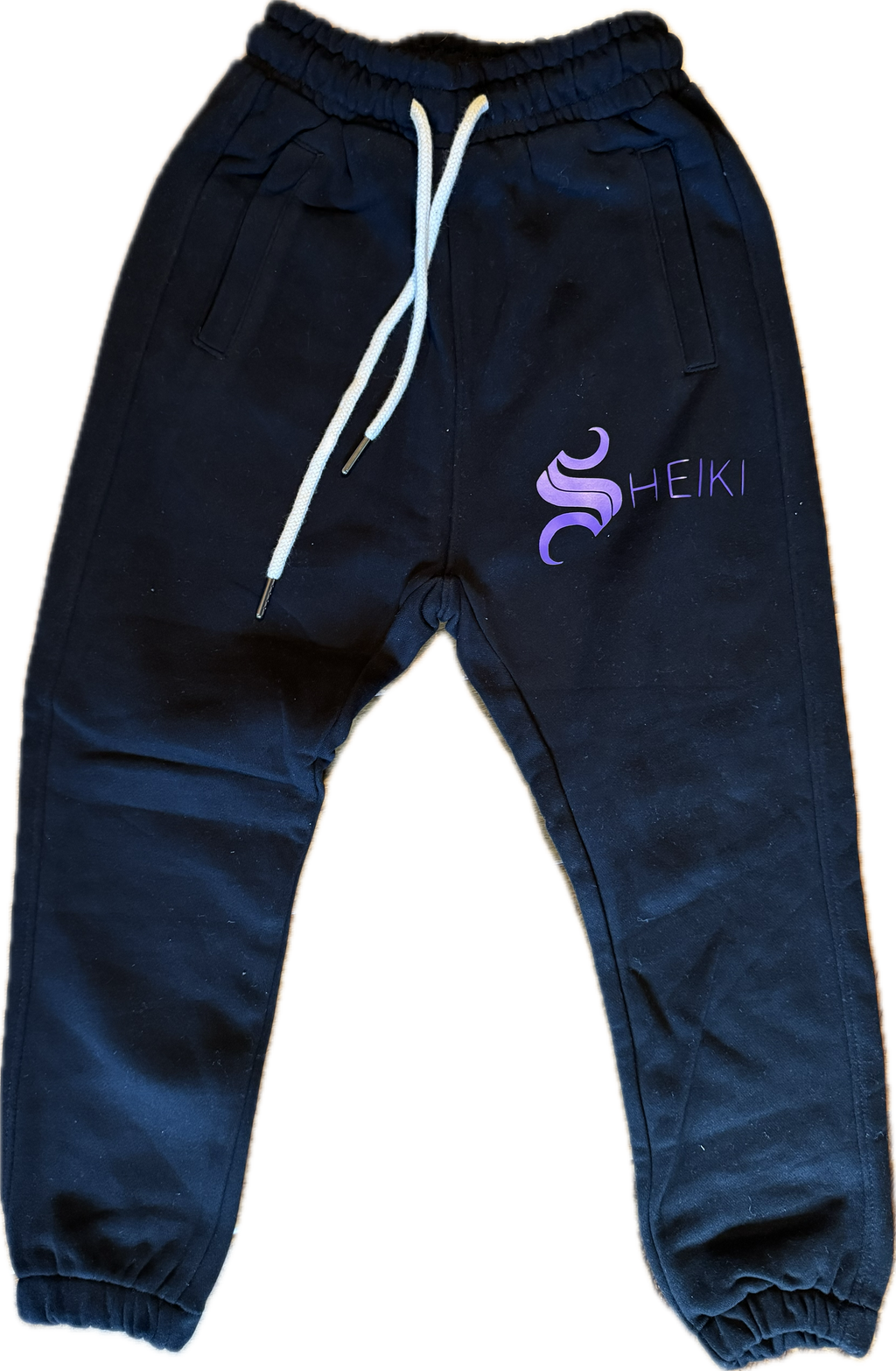 Childs black S jogger set