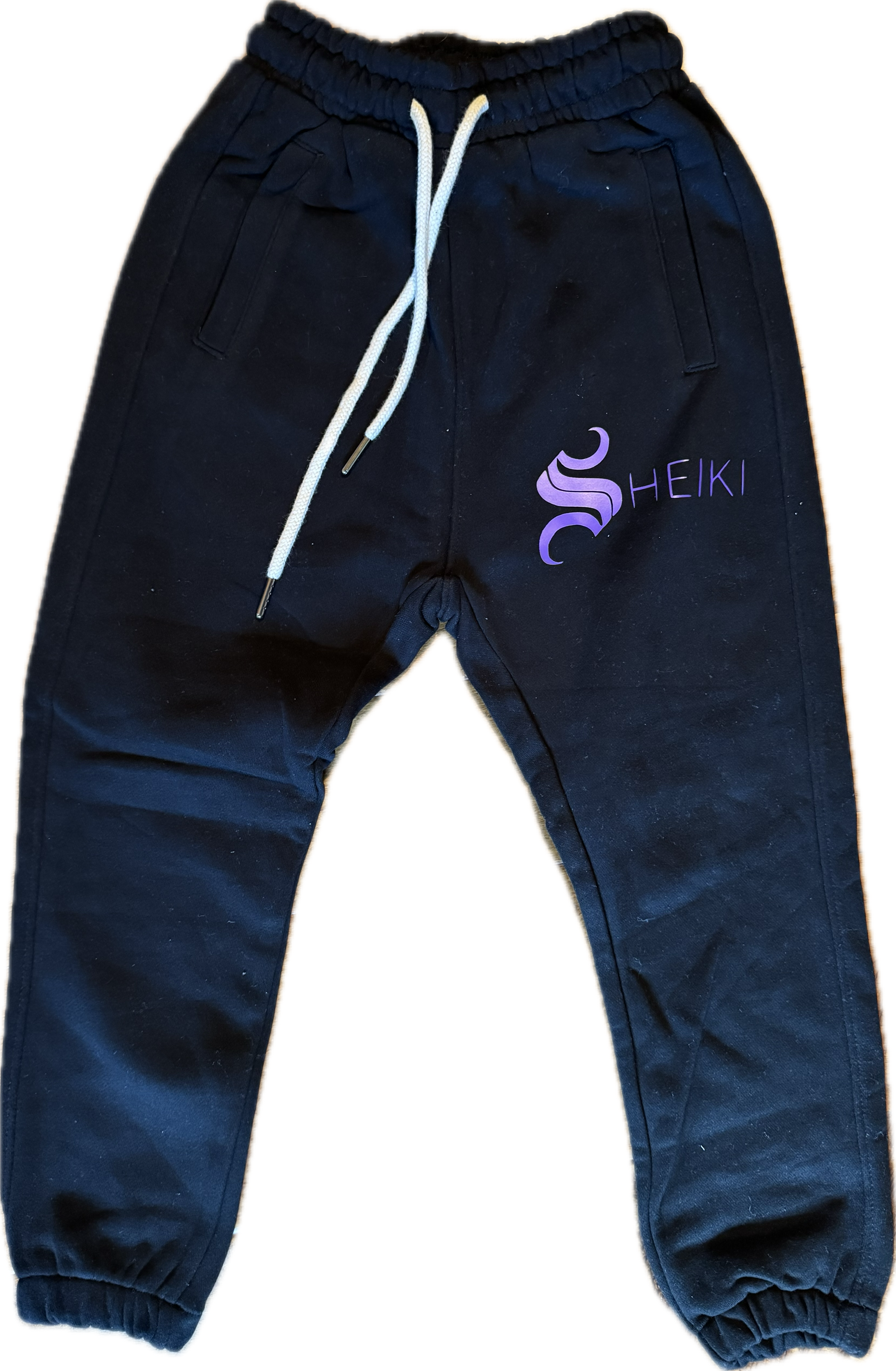 Childs black S jogger set